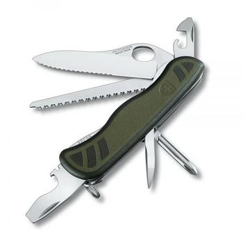 Swiss Victorinox Soldier Knife New Victorinox Olive Green Soldier Knife - main image