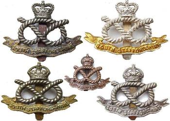 South Staffordshire Infantry Regiment Cap Badges