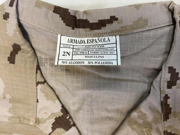 Spanish Military M09 Digital Desert Camo Ripstop ACU Combat Shirt New Genuine Issue - main image