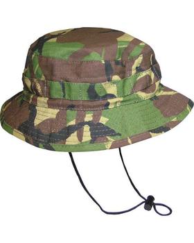 Special Forces Hat Woodland Camo DPM Small Brim SAS Style Bush Hat,  - main image