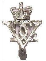 Queens Crown Staybrite Cap Badge for the 5th Dragoon Guards