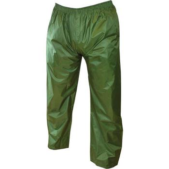 Children's Water Resistant Over Trousers Pack away StormGuard Olive Trouser