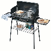 Sunngas Grill master Super Deluxe stove with legs and side shelves - main image