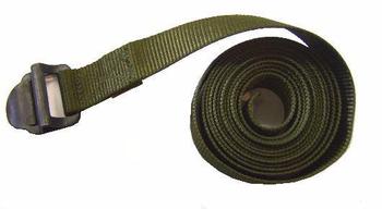 Army Strap, Genuine Issue Webbing Load Strap with Metal Buckle