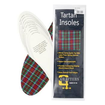Foam Insoles Cushioned Tartan Foam Insoles Mens And Ladies Pack Of 2 - main image