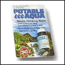 50 Water Purification Tablets in a Bottle