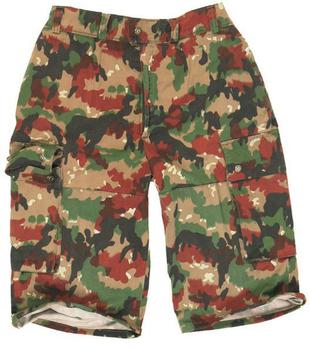 Swiss Alpenflage Camo Bermuda Shorts M83 Vintage Used