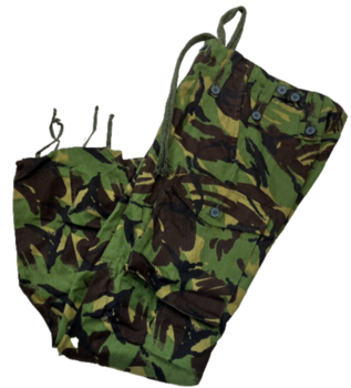 Genuine British Army Issue Woodland DPM Tropical Jungle Combat Trousers, New - main image