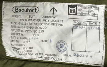 Vintage Aircrew Jacket Green RAF Air Crew Jacket - Cold Weather MK3 Vintage Jacket, - main image