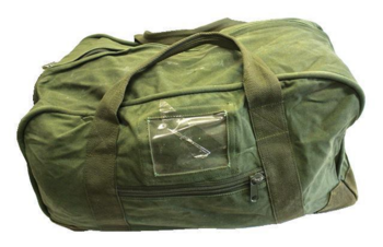 Green Army Canvas Holdall - main image