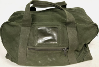 Genuine British Army 58 Pattern Vintage Olive Green Canvas Holdall - main image