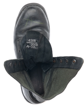 Austrian Lightweight Infantry high leg all leather combat Boot Steinadler assault boots Vintage 2000's Dated - main image