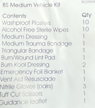 Military Vehicle First Aid kit - NATO Approved British Army Military issue kit, New - main image