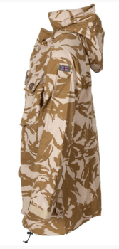 Desert DPM Windproof Smock New Desert General Service Jacket With Wire Hood - main image