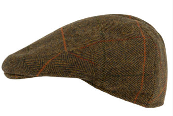 Flat Cap WWII 1940's Style Tweed Flat Cap Country Cap,  New - main image