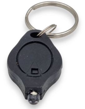 Micro Torch BCB Waterproof Micro LED Key Ring Torch Red White or Blue LED - main image