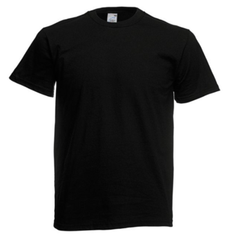 Black Cotton T Shirt - Quality Made 100% Cotton TShirt - main image
