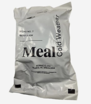 MRE Cold Weather Ration Pack US Military MCW RCW MRE Ready To Eat Meal - main image
