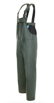 Waterproof Bib And Brace Fully Waterproof And Breathable Olive Flexible Tricot Overalls 521 - main image
