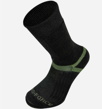 Wool Mix Task Force Socks Seamless Smooth Hiking / Walking / Army Sock In Olive Or Black (SOC083) - main image