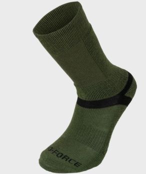 Wool Mix Task Force Socks Seamless Smooth Hiking / Walking / Army Sock In Olive Or Black (SOC083) - main image