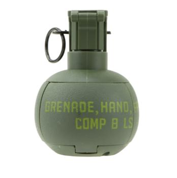 M67 Baseball Grenade Smaller Keyring or Larger Gel Ball fragmentation Grenade - main image