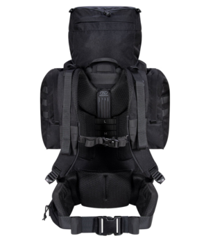 Black Military Rucksack Highlander Forces Elite Army Military Rucksack In Tactical Black - main image