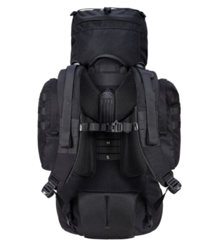 Black Military Rucksack Highlander Forces Elite Army Military Rucksack In Tactical Black - main image
