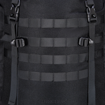 Black Military Rucksack Highlander Forces Elite Army Military Rucksack In Tactical Black - main image