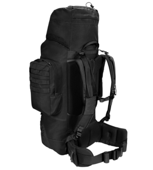 Black Military Rucksack Highlander Forces Elite Army Military Rucksack In Tactical Black - main image