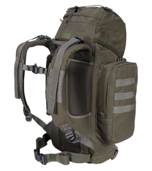 Forces Elite 44 Litre Molle Rucksack Army Style Pack Green Or Black, New - main image