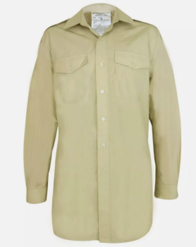 FAD Khaki Fawn Shirt, New And Used British Army Other Ranks Long Sleeve Fawn Shirt - main image