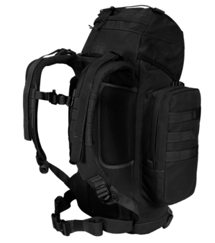 Forces Elite 44 Litre Molle Rucksack Army Style Pack Green Or Black, New - main image