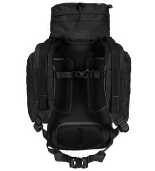 Forces Elite 44 Litre Molle Rucksack Army Style Pack Green Or Black, New - main image