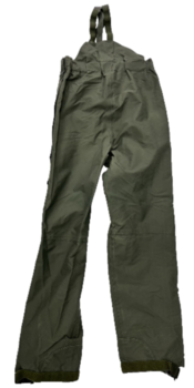Goretex Olive Green Bib And Brace Over Trousers With Clip Bottoms  - main image