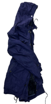 Navy Parka Dutch / German Military Issue Navy Blue Airforce Lined Winter Parker - main image