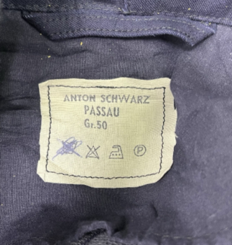 Navy Parka Dutch / German Military Issue Navy Blue Airforce Lined Winter Parker - main image