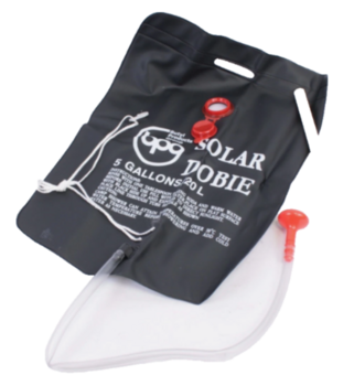 New Solar Shower 20 Litre / 5 Gallon Solar Dobie Camping Festival Shower - main image