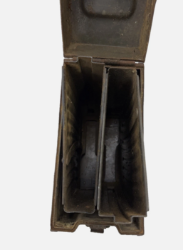 Original German WWII Dated Flak Anti-Aircraft 20 mm WW2 Gun Case And Magazines - main image