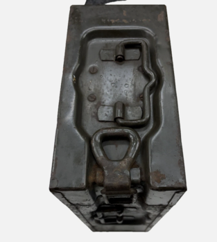 Original German WWII Dated Flak Anti-Aircraft 20 mm WW2 Gun Case And Magazines - main image