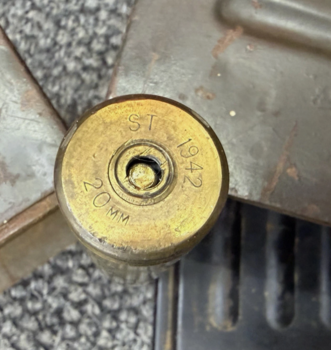 Original German WWII Dated Flak Anti-Aircraft 20 mm WW2 Gun Case And Magazines - main image