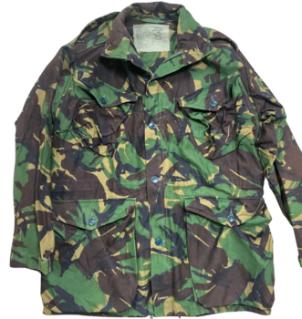 85 Pattern Vintage Camo Combat Jacket Genuine Used British 1980's Half Lined DPM Combat Jacket - main image