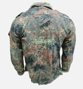 German Flecktarn Camo Shirt Genuine Military Shirt German Army Issue Used Graded & As New - main image