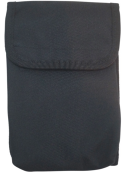 Black Notebook Pouch, New Note Book Pouch with velcro closure - main image