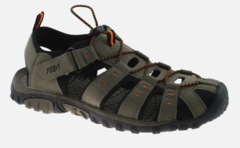 Sandal Walking Sandal With Closed Toe, New PDQ Synthetic Nubuck Sandle  - main image