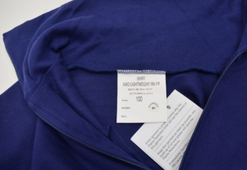 Norgi Norwegian Shirt Naval Issue Blue  Zip Neck Shirts - Lightweight, New - main image