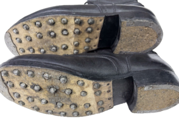 Hobnail Ammo Boots Austrian Military Issue Black Ranger Hobnail Hi-Leg Boots - main image