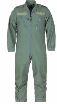 Sage Green Flight Suit / Aircrew Coverall, MK16B / MK17B RAF / Military Issue - Without Knee Pockets  - main image