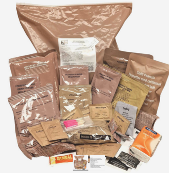 Ration Pack Army Combat Rations Military 24 Hour Operational Rat Pack In A Resealable Bag - main image