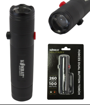 Military Style Dual Button Torch - main image